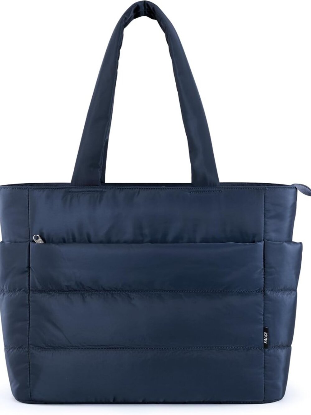 Quilted Tote Bag, Medium Soft Padded Puffer For Laptop Pad Daily